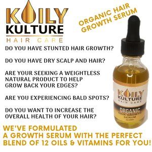 Organic Oils Hair Growth Serum